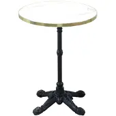 House Nordic Bistrotafel - Rond Marmerlook - Ø60x74cm