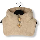 Alwero Jongens Sjaals Balaclava Button Hoodik - Beige - Maat 1/2Y