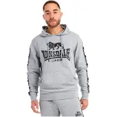 Lonsdale Sweatshirt 'Scousburgh' grijs gemêleerd / zwart