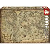 Educa Wereldkaart Puzzel 3000 Stukken