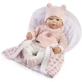 MuÑecas Guca Lea Hand-painted Preemie Baby Reborn Hairless 38 Cm Roze Kinderen