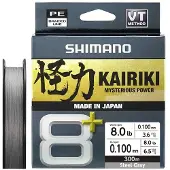 Shimano Fishing Line Kairiki 8+ Gevlochten Vislijn 300 M
