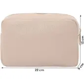 Valentino Make up tas 'BEAUTIES' beige