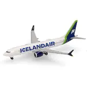 Herpa Boeing 737 Max 8 Icelandair Green Tail Landmannalaugar