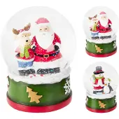 Nampook Kerst waterbal 14 cm 2ass design