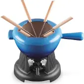 Le Creuset gietijzeren fondueset - 2 liter - azure