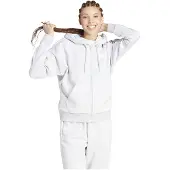Adidas Sweatvest 'Essentials' lichtgrijs / wit