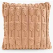 Fitizzio Boho Pluche Kussenhoes 40x40 cm - Beige Decoratief