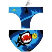 Turbo Shark Swimming Brief Blauw 12-24 Months Jongen