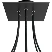 Creative Cables Krovnq206f103 Rose-one Vierkante Matte Zwarte Rozenkit