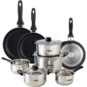 Wellhome Pk8179 Kookgereiset Met Pannen 11 Stukken