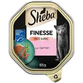 Sheba Finesse 22x85g Natvoer Voor Katten Met Zalm