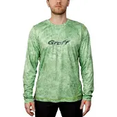 Graff Upf50 961 Cl-7 Uv Long Sleeve T-shirt Groen M Man