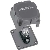 Bep Marine Single Insulated Stud Covered Sheath Zwart 10 mm