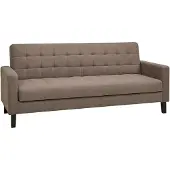 Ebuy24 Slaapbank Milton - Bruin - 184x116x29cm