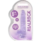 Shots toys - doorzichtige realistische dildo - paars - 15 cm