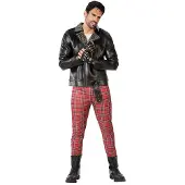 Atosa Punky 80s Costume Zwart M-L Kinderen