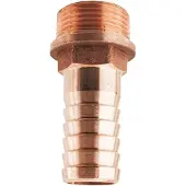 Maestrini M 3´´ Bronze Straight Connector 90 Mm Goud