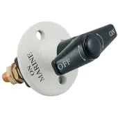 Crosseven Single Pole Battery Switch 300a Zilver