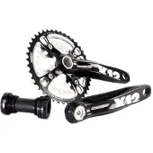 MSCH Copenhagen X12 geïntegreerde crankstel, zwart/wit, 170-175 mm