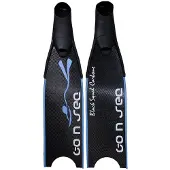 Go N Sea Black Squale Soft Freediving Fins Zilver EU 46-47