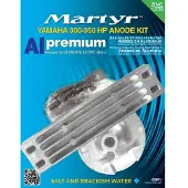 Martyr Anodes Aluminium Yamaha 300-350hp Anode Kit Grijs