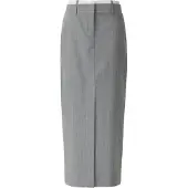 Comma Rok grijs / wit