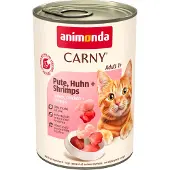 Animonda Carny Carny Adult Pute, Huhn und Shrimps 400 g