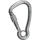 Kong Italy Closed Carabine Hook Zilver 10 mm
