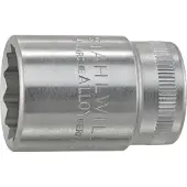 Stahlwille 50 24 03010024 Dubbel zeskant Dopsleutelinzetstuk 24 mm 1/2 (12.5 mm)