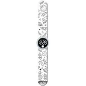 Watchitude Slap Watch Rockets Colorable Clock Zilver