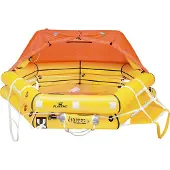 PLASTIMO Transoce Isaf/iso Down 24h Canister 54564 Liferaft Geel 8 Places