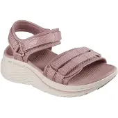 SKECHERS Dames Max Cushioning Elite 2.0 Sandalen Jessie roze (41), 3 tot 5 cm, Klittenband, Casual 141617