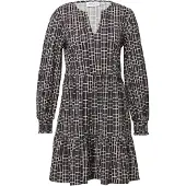 Comma Jurk ecru / navy