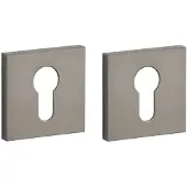 STILE | Cilinderrozetten | 53x53x7mm | Titanium