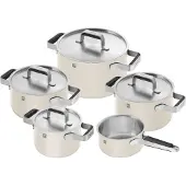 Zwilling Pure kookgerei set, 5-delig, 18/10 roestvrij staal, ivoorkleur