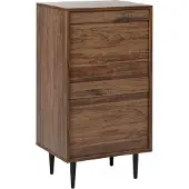 Beliani KEITH - Ladekast - Donkerhout - MDF