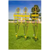 Powershot Football Wall Collapsible Mannequin Geel