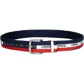 Levi's Unisex Lan 84 Logo Belt Dress Blues Maat: L | Accessoires Outlet | kids | Blauw