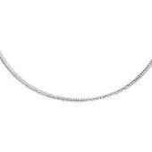 The Jewelry Collection Zilver Gerhodineerde Collier gourmet 1 1333556 45 cm