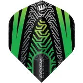 Winmau Prism Alpha Black Green V2 - Dart Flights