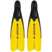 BEUCHAT Mundial One-50 Soft Flex Freediving Fins Geel EU 39-40
