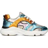 Wysh Meisjes Sneakers Bella - Multi - Maat 37