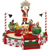 Lemax Santa's Peppermint Teacup Spinner 15x26x27 cm Kerstdorp