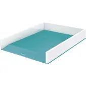 Leitz WOW Brievenbak Wit/Ijsblauw