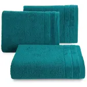 Eurofirany Damla Badhanddoek 50x90cm - 100% Katoen, Donker Turquoise