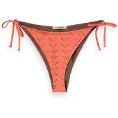 Scotch & Soda Reversible Printed Bikini Bottom House Of Mirrors Pink Size: L | Bikinis Outlet | Dames | Roze