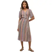 Superdry Printed Wrap Korte Mouw Jurk