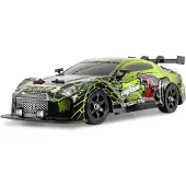Amewi 1:16 RC auto Drift RC-Modell Geel Brushed 4WD RTR 2,4 GHz