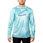 Graff Upf 50 964-cl-15/1 Uv Hoodie Blauw M Man